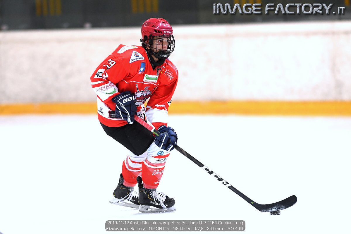 2019-11-12 Aosta Gladiators-Valpellice Bulldogs U17 1168 Cristian Long